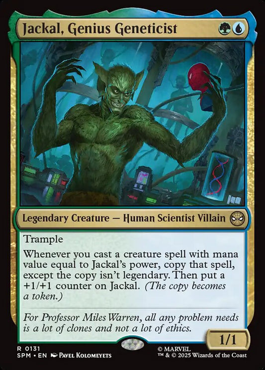 Jackal, Genius Geneticist Foil