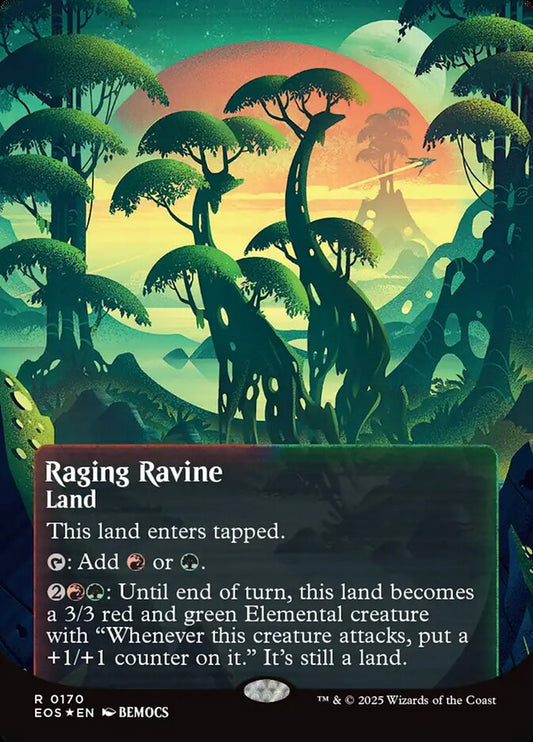 Raging Ravine Poster Stellar Sights Foil