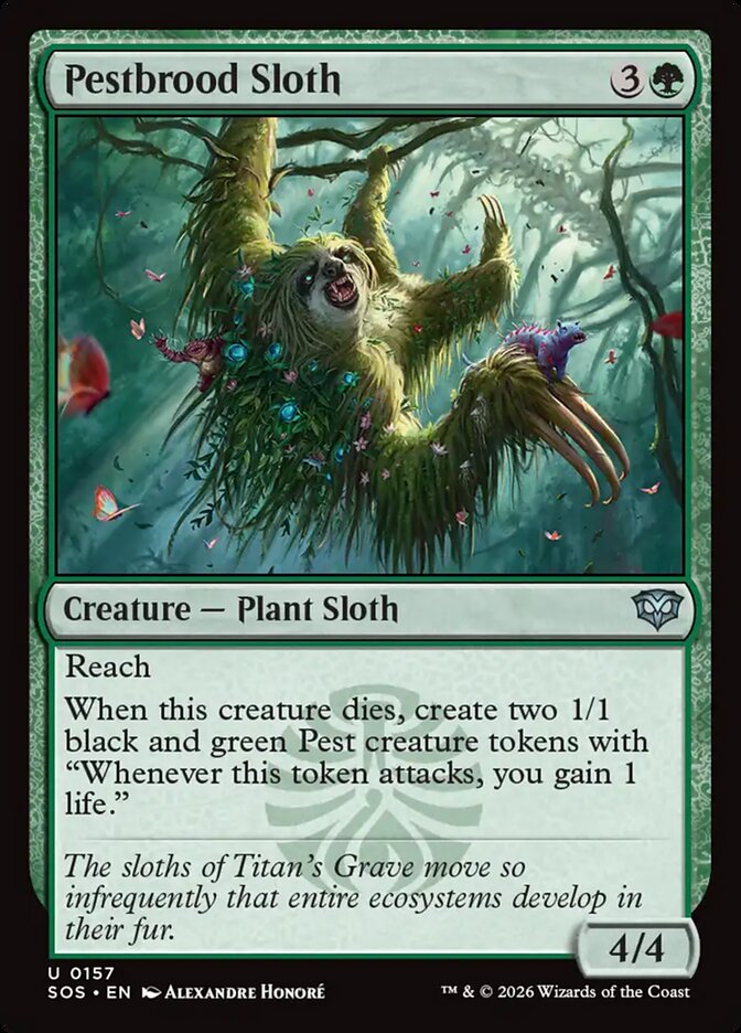 Pestbrood Sloth Foil