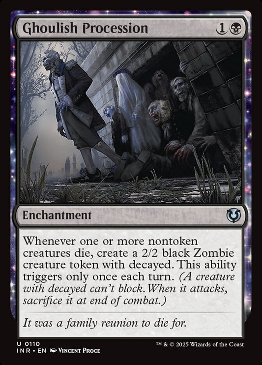 Ghoulish Procession Foil