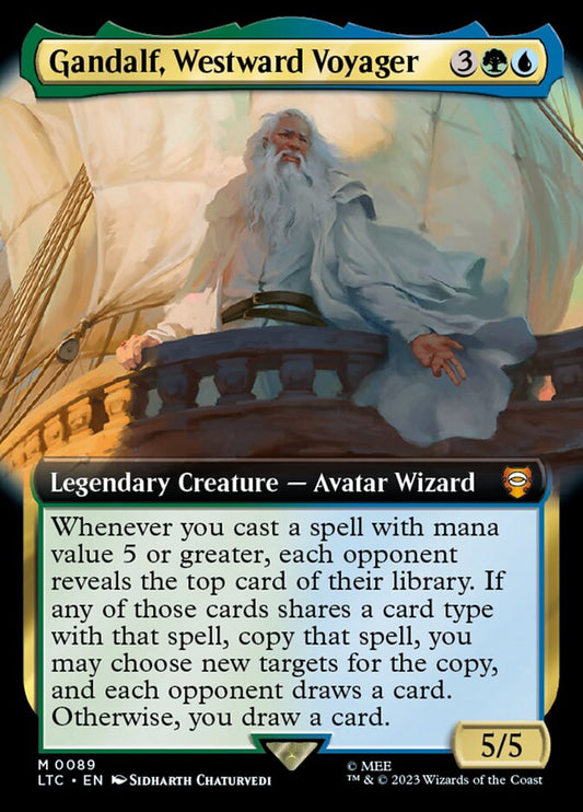 Gandalf, Westward Voyager Extended Art Foil