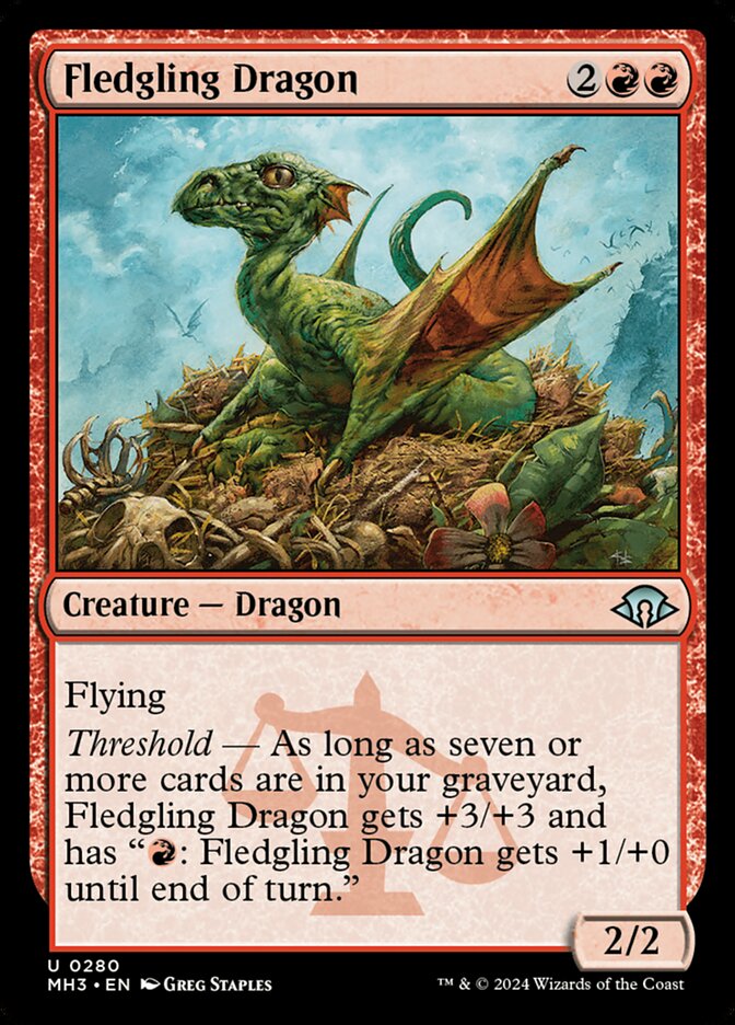 Fledgling Dragon Foil