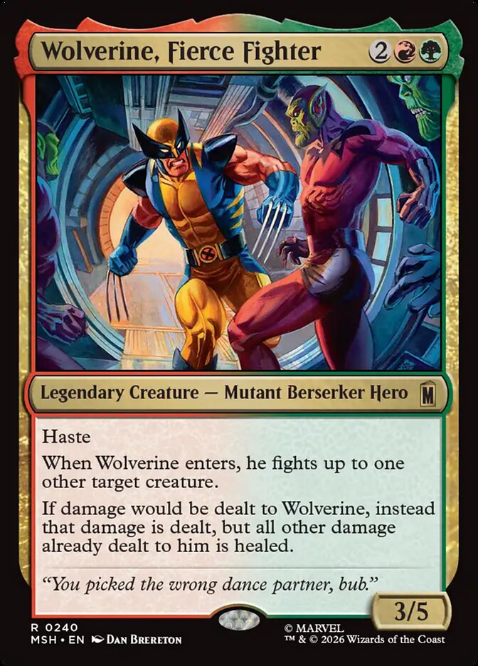 Wolverine, Fierce Fighter Foil