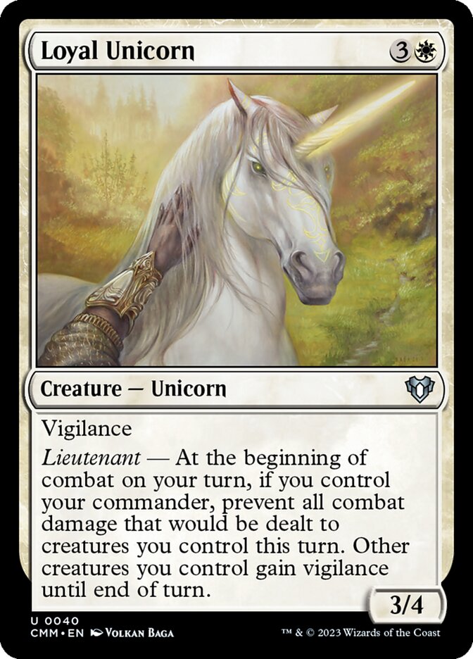 Loyal Unicorn Foil