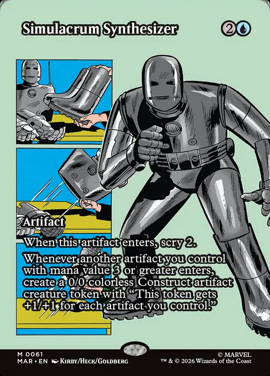 Simulacrum Synthesizer Borderless Foil