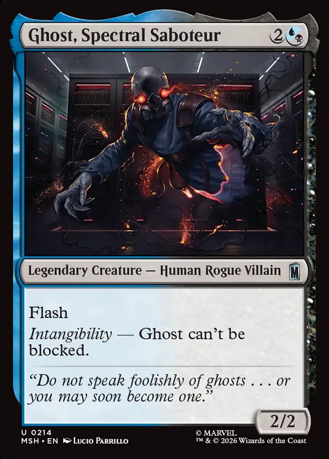 Ghost, Spectral Saboteur Foil