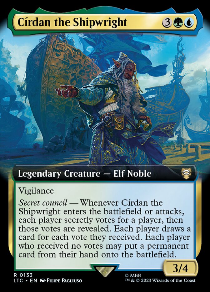 Círdan the Shipwright Extended Art
