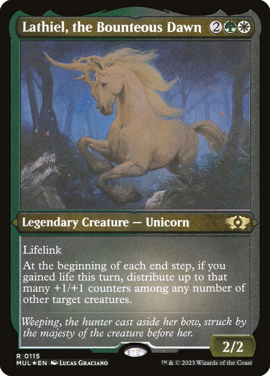 Lathiel, the Bounteous Dawn Etched Foil