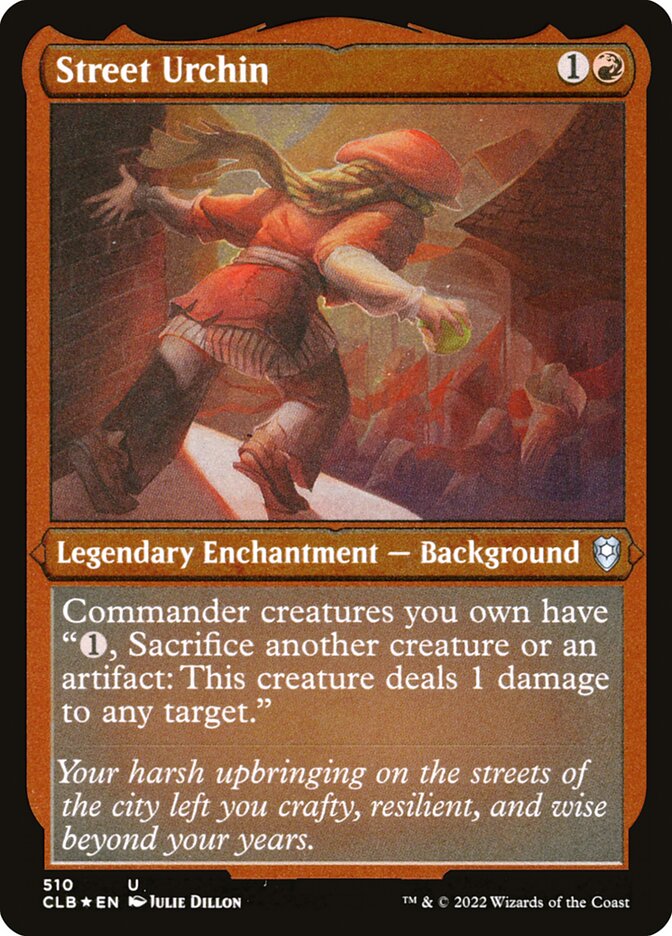 Street Urchin Etched Foil