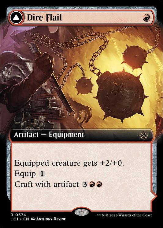 Dire Flail // Dire Blunderbuss Extended Art