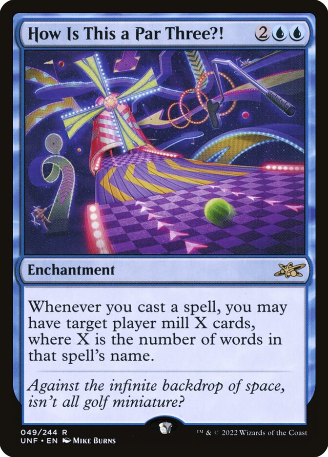 How Is This a Par Three?! Galaxy Foil