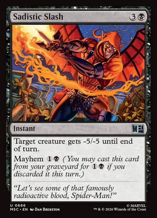 Sadistic Slash Foil