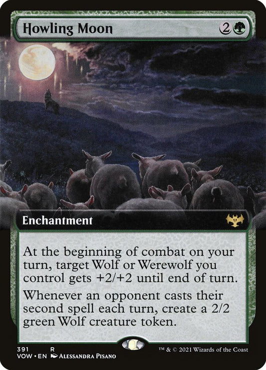 Howling Moon Extended Art