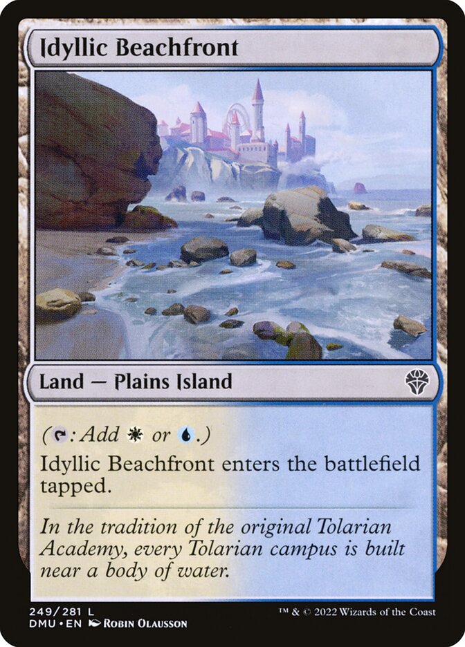 Idyllic Beachfront Foil