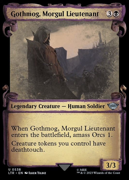 Gothmog, Morgul Lieutenant Showcase Silver Foil