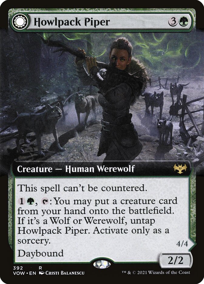 Howlpack Piper // Wildsong Howler Extended Art