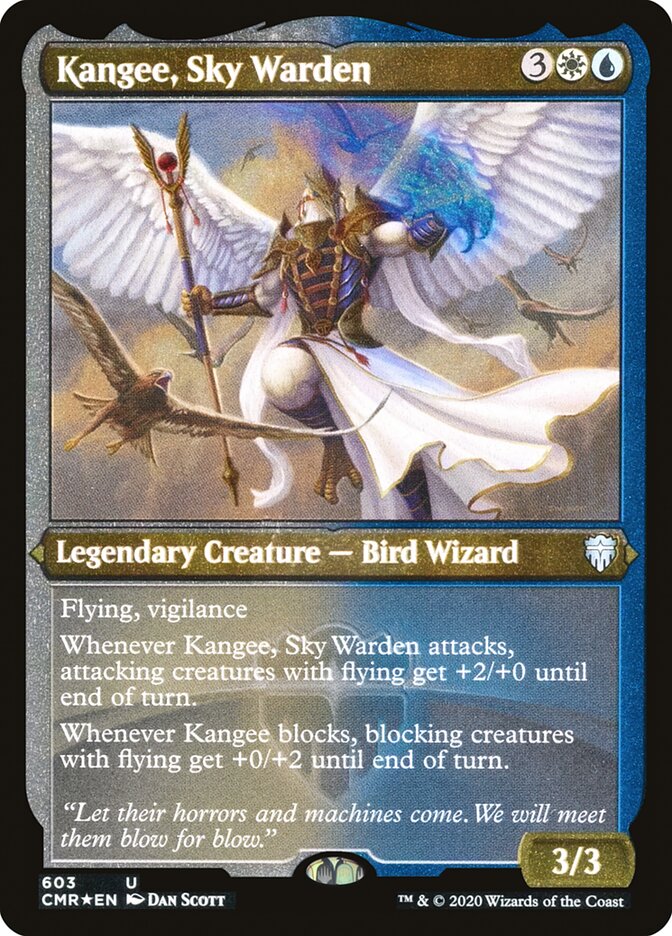 Kangee, Sky Warden Etched Foil