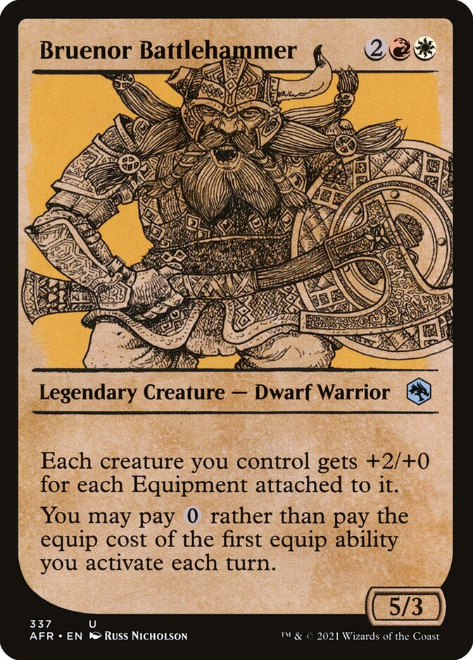 Bruenor Battlehammer Showcase Foil