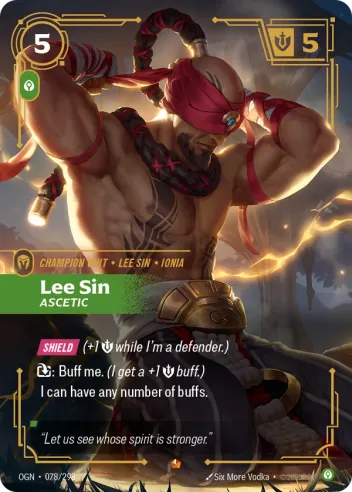 Lee Sin, Ascetic Foil