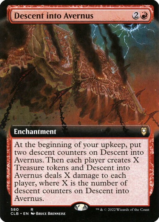 Descent into Avernus Extended Art Foil