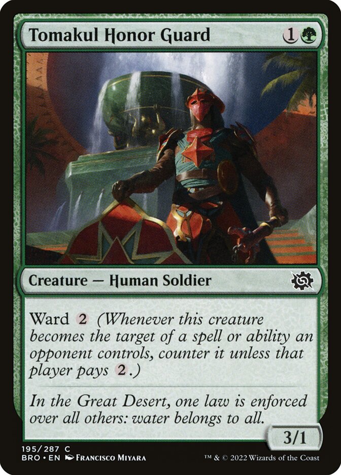 Tomakul Honor Guard Foil