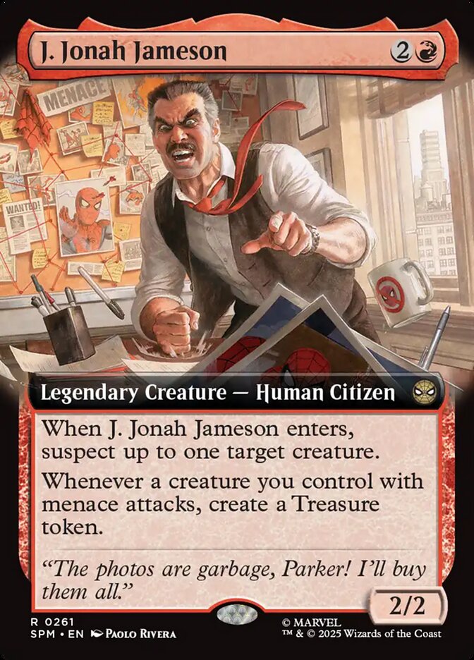 J. Jonah Jameson Extended Art Foil
