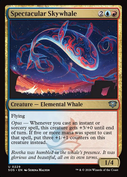 Spectacular Skywhale Foil