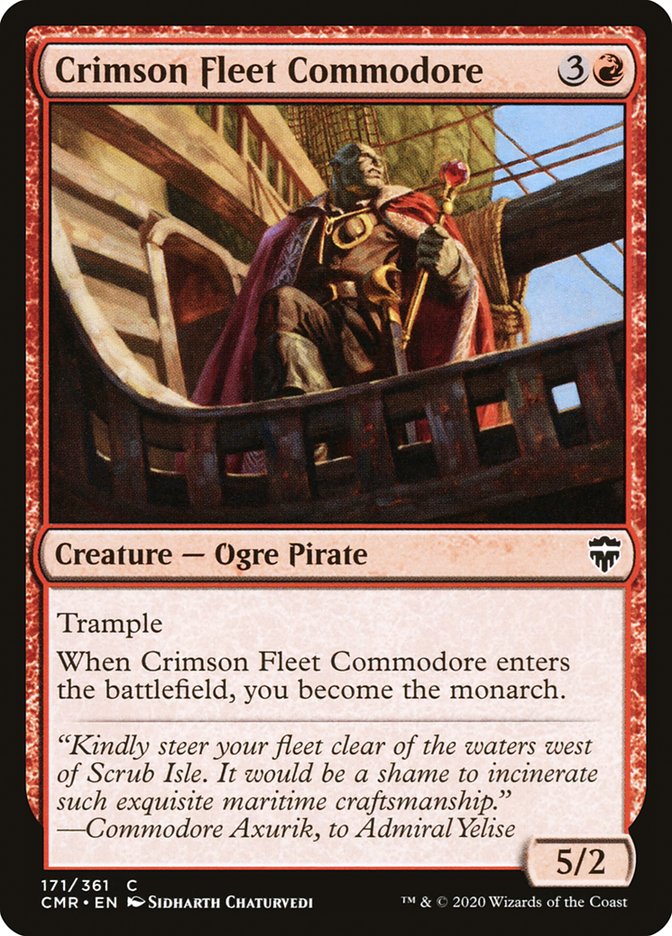 Crimson Fleet Commodore Foil
