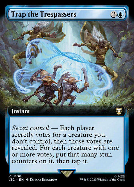 Trap the Trespassers Extended Art