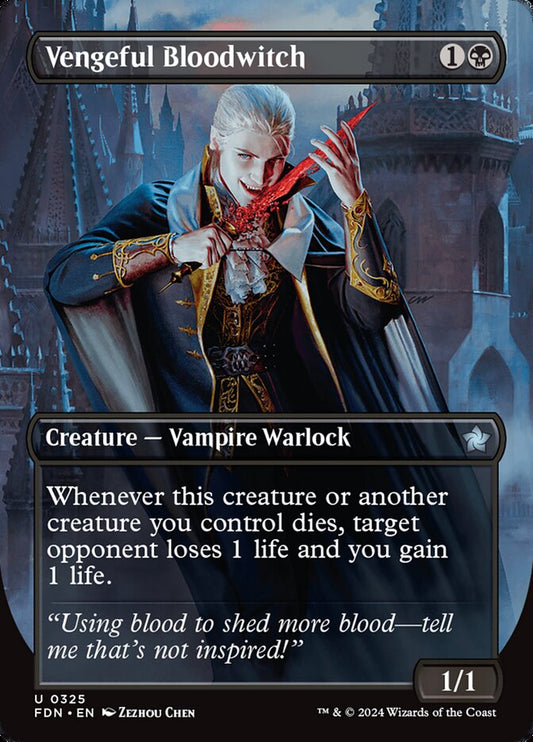 Vengeful Bloodwitch Borderless Foil