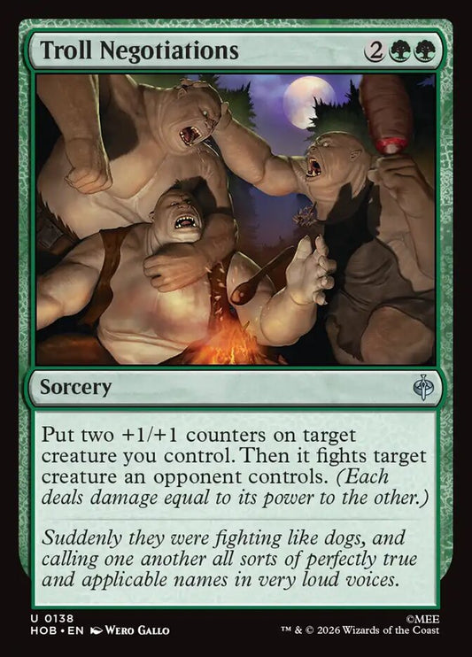 Troll Negotiations Foil