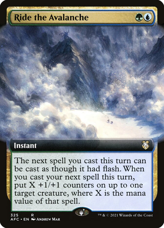Ride the Avalanche Extended Art