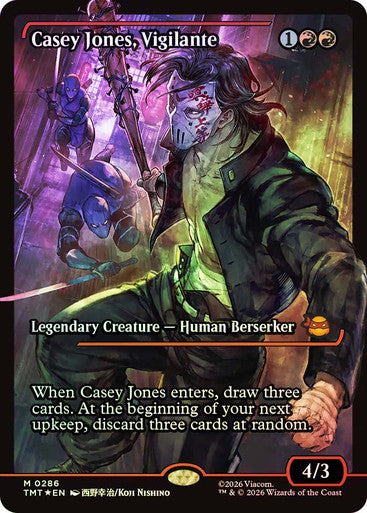 Casey Jones, Vigilante Japan Showcase Foil