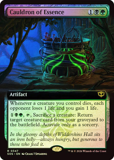 Cauldron of Essence Extended Art Foil