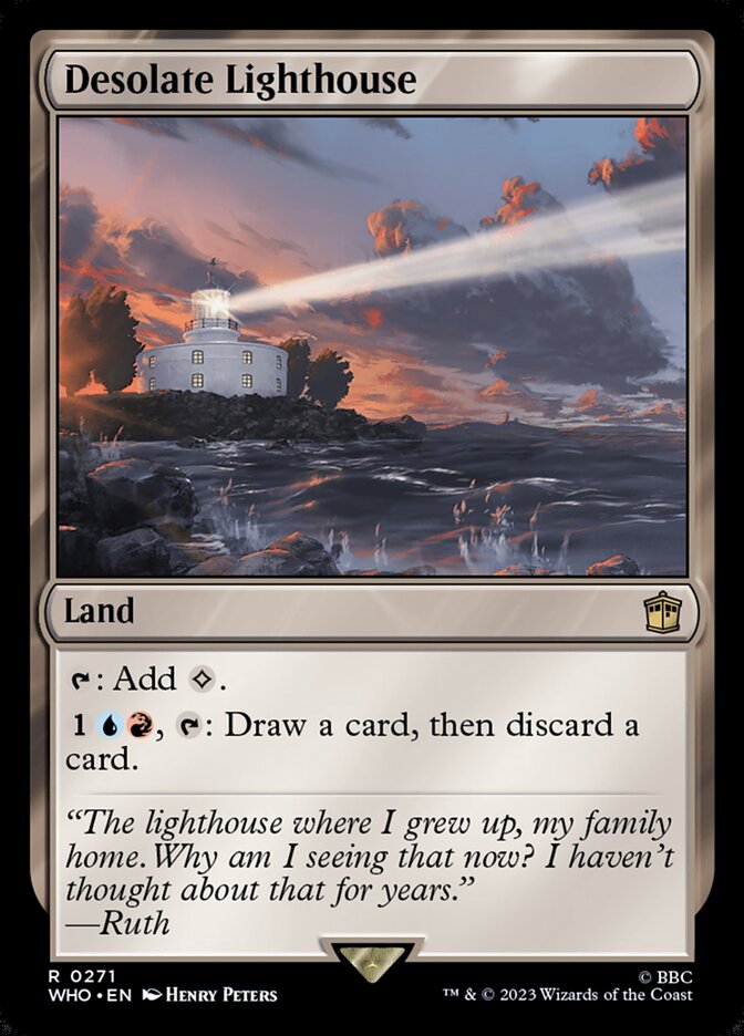 Desolate Lighthouse Foil