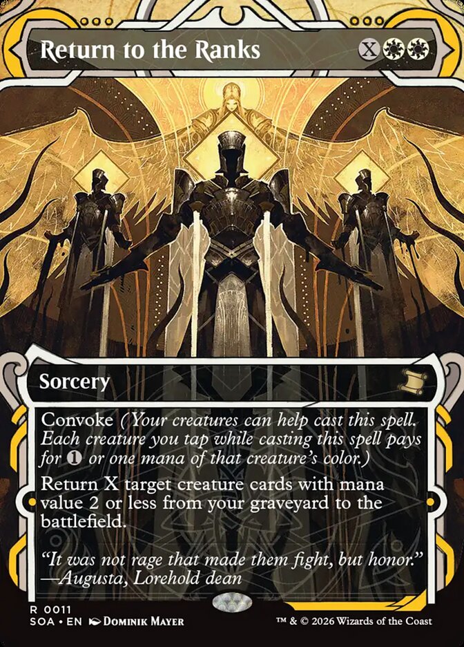 Return to the Ranks Foil