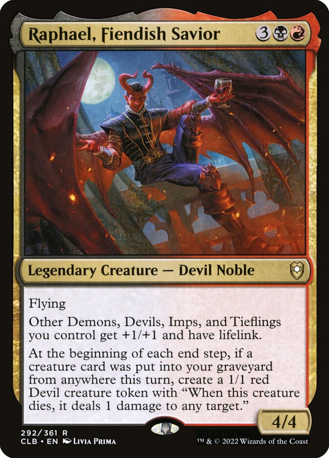 Raphael, Fiendish Savior Foil