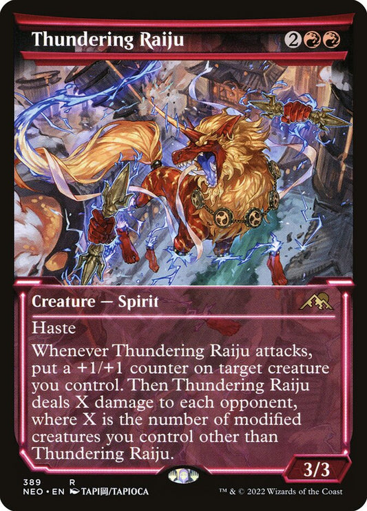 Thundering Raiju Showcase