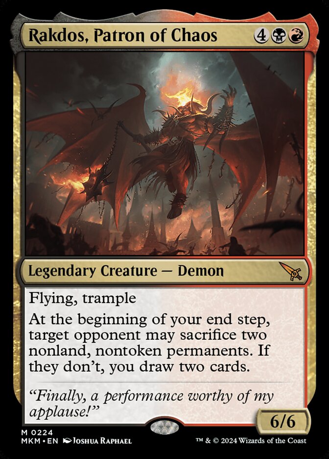 Rakdos, Patron of Chaos Foil