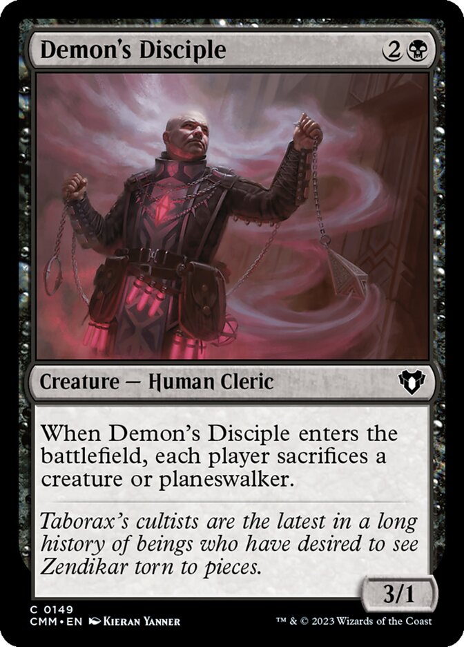Demon's Disciple Foil