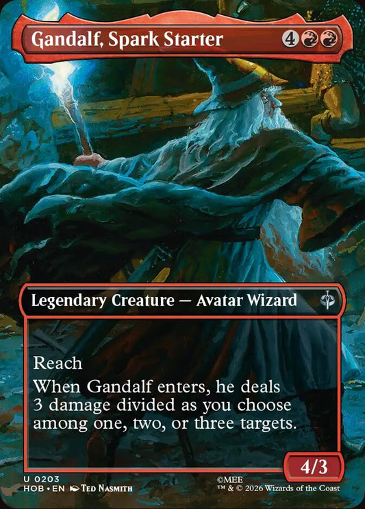 Gandalf, Spark Starter Borderless Scene Foil