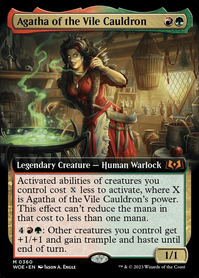Agatha of the Vile Cauldron Extended Art