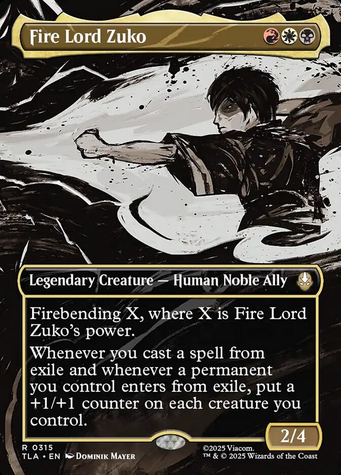 Fire Lord Zuko Borderless Scene