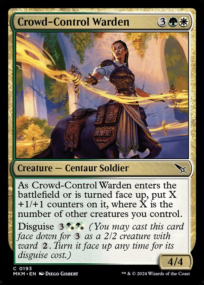 Crowd-Control Warden Foil
