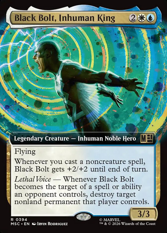 Black Bolt, Inhuman King Extended Art