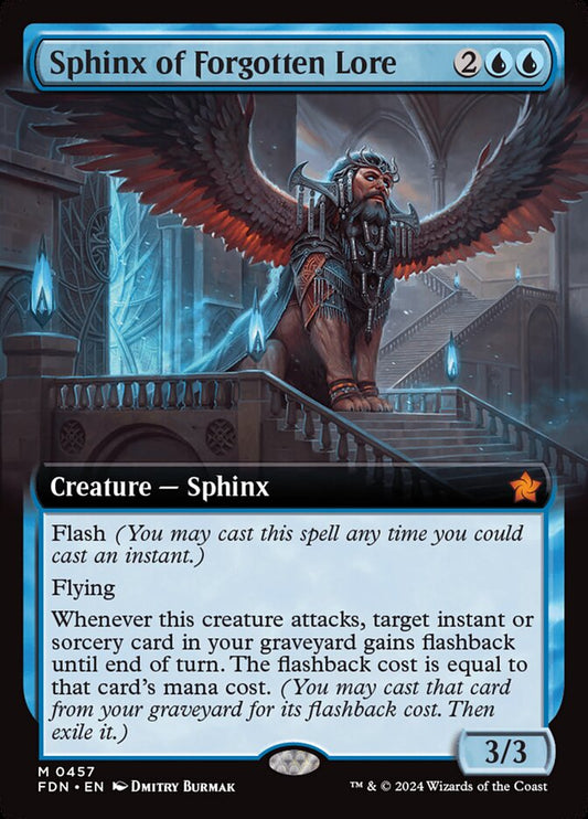 Sphinx of Forgotten Lore Extended Art