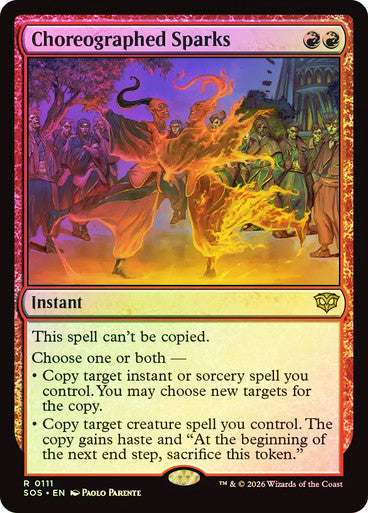 Choreographed Sparks Foil