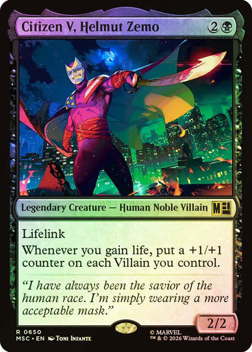 Citizen V, Helmut Zemo Foil