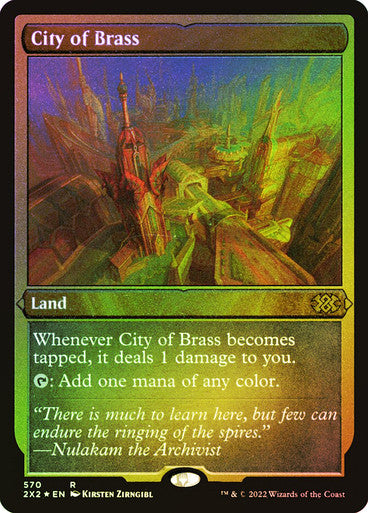 City of Brass Etched Foil