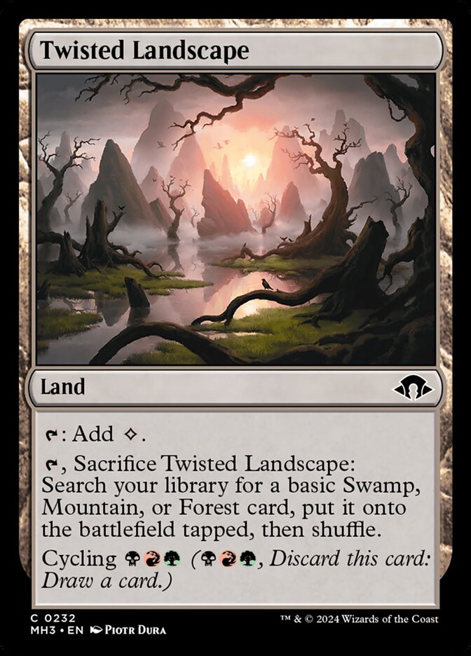 Twisted Landscape Foil